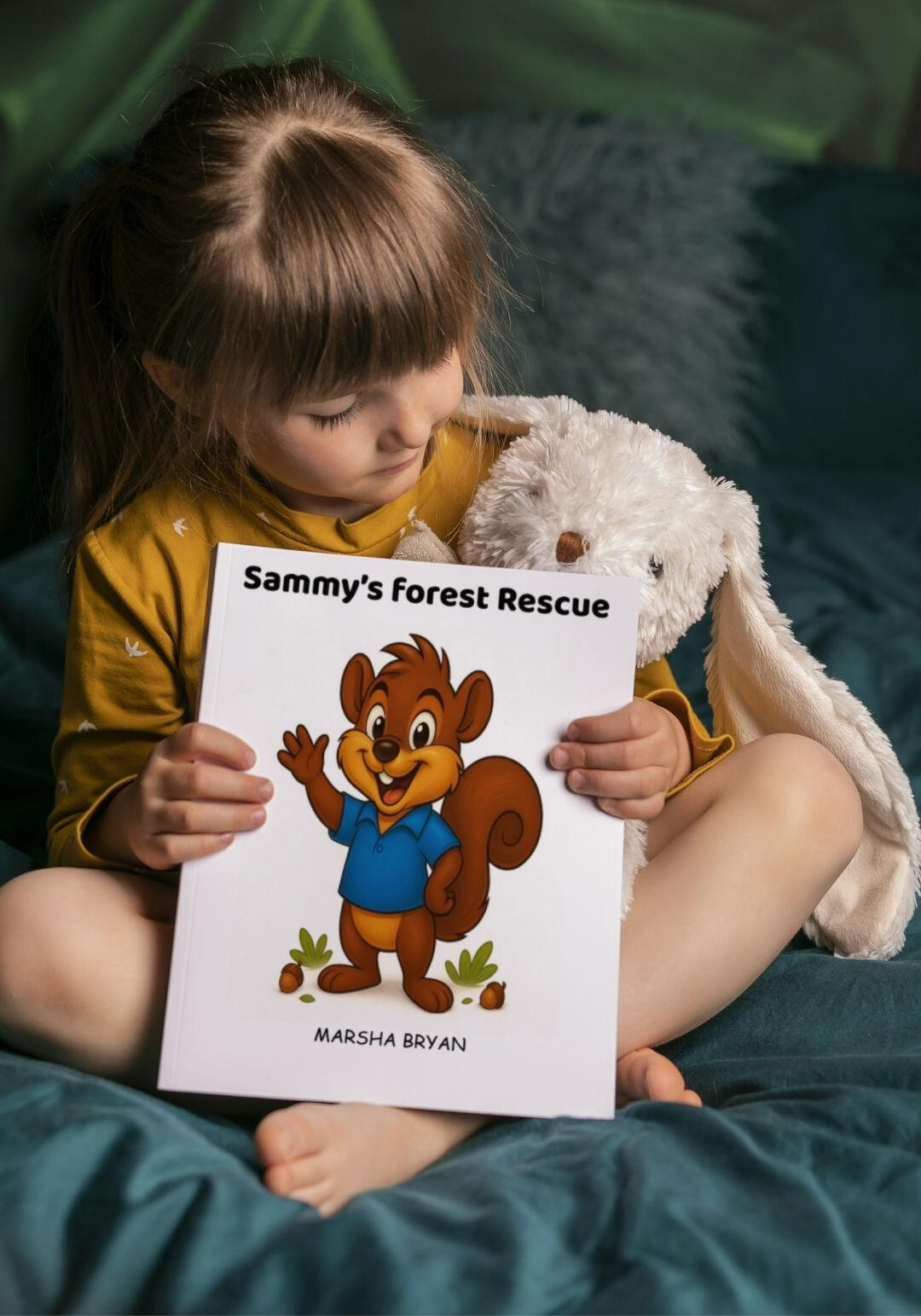 Sammy’s Forest Rescue children’s storybook cover – teamwork and forest adventure
